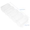 Beaupretty Transparent Poker Chip Carrier Case with Compartment Tray Portable Poker Chip Storage Box for Cards and Tokens Scratch Resistant view 2