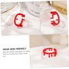TOBBOMEY 2Pcs Adjustable Halloween Blood Ring Alloy Open Rings for Vampire Costume Spooky Dripping Design Comfortable Fit for Party Cosplay Club and Carnival Use view 2