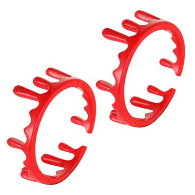 COOPHYA 2Pcs Adjustable Halloween Blood Rings Metal Alloy Vampire Jewelry Party Favors Unique Dark Style Costume Accessory for Carnival Cosplay Club Events
