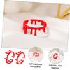 COOPHYA 2Pcs Adjustable Halloween Blood Rings Metal Alloy Vampire Jewelry Party Favors Unique Dark Style Costume Accessory for Carnival Cosplay Club Events view 2