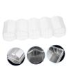 PERSELOSO Large Capacity Transparent Poker Chip Case with Buckle Closure Game Chip Holder Box with Compartments Portable Poker Card Storage Box view 4