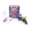 Evel Knievel Wembley 50th Anniversary Stunt Cycle Set  Limited Gold Edition Wind-Up Motorcycle with Rip Cord Launcher  Collectible Action Figure for Kids, Collectors & Stunt Fans 13+ view 1