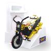 Evel Knievel Wembley 50th Anniversary Stunt Cycle Set  Limited Gold Edition Wind-Up Motorcycle with Rip Cord Launcher  Collectible Action Figure for Kids, Collectors & Stunt Fans 13+ view 3