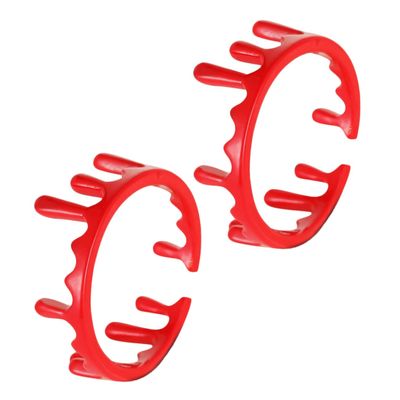 SUPVOX 2Pcs Adjustable Metal Alloy Halloween Blood Rings Dark Vampire Costume Jewelry for Party Favors Cosplay Masquerades Carnivals and Festivals Accessories