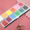 shenruifa 12 Colors Body Face Paint Water Based Halloween Party Ball Game Fan DIY Fancy Makeup Pigment view 4