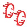 JUMPLAWN 2Pcs Alloy Open Rings Vampire Jewelry for Halloween Party Cosplay Spooky Blood Decoration Lightweight Accessories view 1