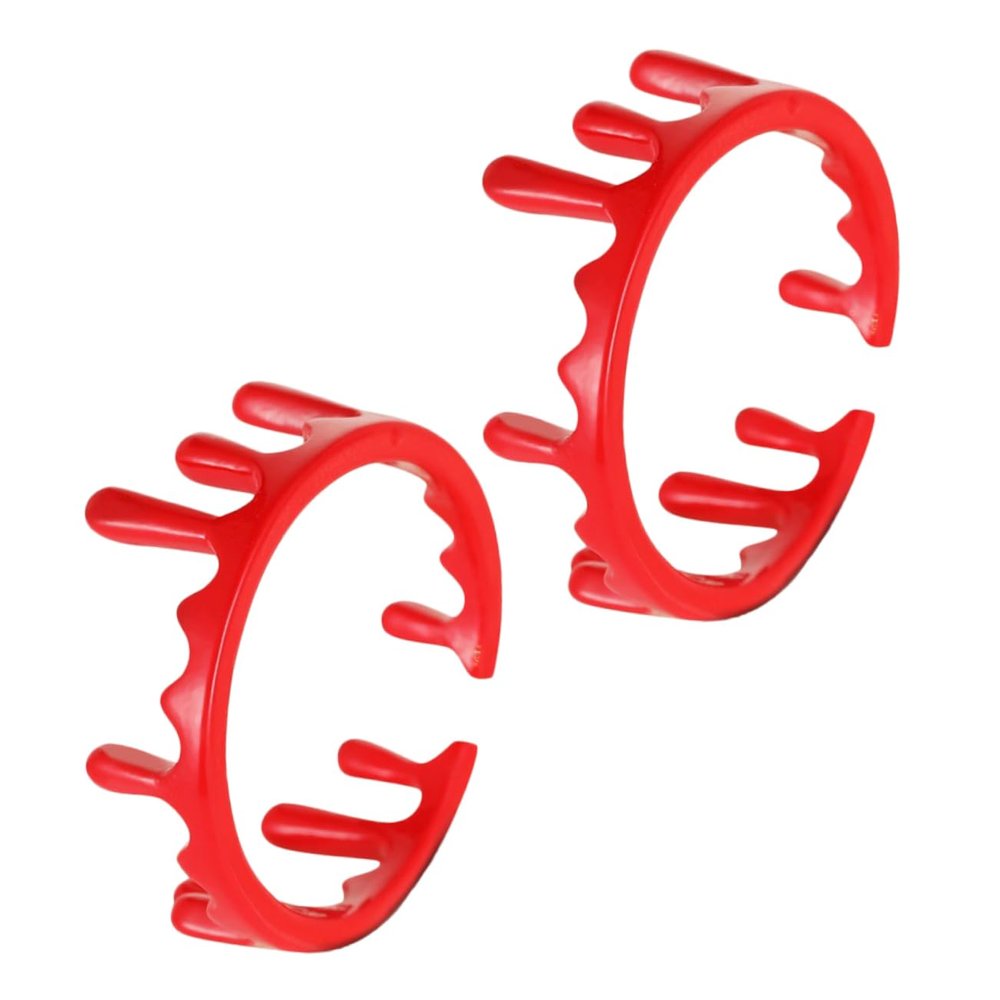 OFFSCH 2Pcs Adjustable Halloween Blood Ring Spooky Open Vampire Rings for Costume Parties Alloy Material Skin Friendly for Halloween Masquerades and Festivals