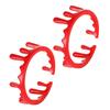 OFFSCH 2Pcs Adjustable Halloween Blood Ring Spooky Open Vampire Rings for Costume Parties Alloy Material Skin Friendly for Halloween Masquerades and Festivals view 1