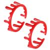 WHAMVOX 2Pcs Adjustable Blood Open Ring Alloy Metal Vampire Style Halloween Party Favors for Cosplay Carnival and Costume Accessories view 1