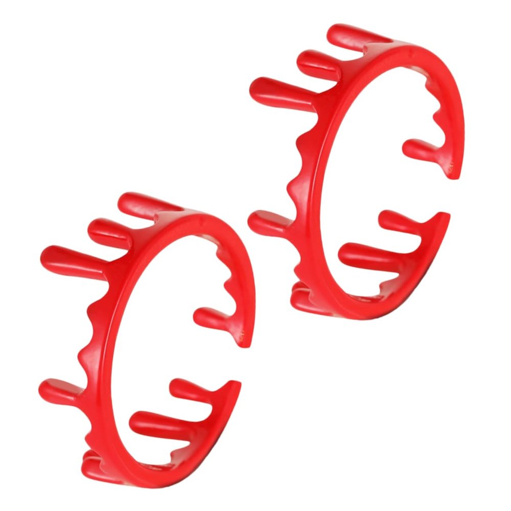 WEKAMOS 2Pcs Halloween Ring Alloy Open Rings Costume Jewelry for Parties and Carnivals Lightweight Accessories