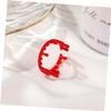 WEKAMOS 2Pcs Halloween Ring Alloy Open Rings Costume Jewelry for Parties and Carnivals Lightweight Accessories view 4