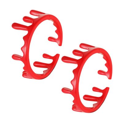 HONITANO 2Pcs Adjustable Blood Open Ring Lightweight Metal Alloy Halloween Vampire Costume Accessory for Parties Carnivals Masquerades