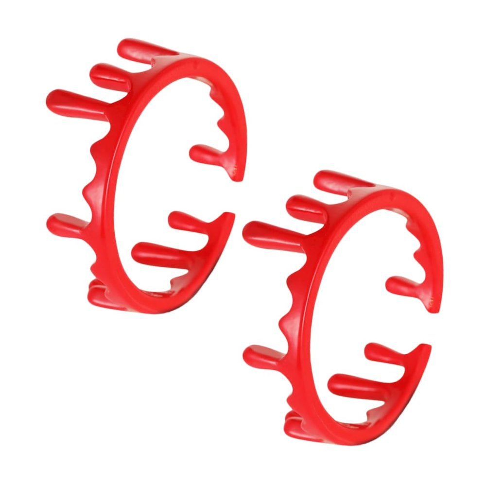 HONITANO 2Pcs Adjustable Blood Open Ring Lightweight Metal Alloy Halloween Vampire Costume Accessory for Parties Carnivals Masquerades