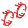 Kisangel 2Pcs Halloween Blood Open Rings Spooky Vampire Costume Accessories for Party Alloy Adjustable Band for Masquerades and Festivals view 1