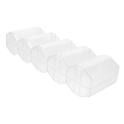 HEALSOPTHY Portable Poker Chip Case Transparent Compartment Chip Storage Box Wear Resistant Convenient Lightweight Poker Card Case