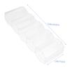 HEALSOPTHY Portable Poker Chip Case Transparent Compartment Chip Storage Box Wear Resistant Convenient Lightweight Poker Card Case view 2