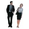CoudarTitie 1:64 Scale People Figures Office Clerk with Formal Suit Realistic Collectible Resin Mini People Figurines Tiny Model, Style A view 1