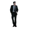 CoudarTitie 1:64 Scale People Figures Office Clerk with Formal Suit Realistic Collectible Resin Mini People Figurines Tiny Model, Style A view 2