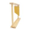 AOWINHIT Percussion Chimes Musical Instrument 20 Copper Bars Single Row Wind Chimes with Wood Stand Stick for Kids Music Lovers and Beginners Wooden Golden 38.8 x 27 x 5cm view 1
