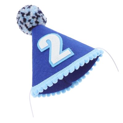 ABOOFAN Birthday Cone Hat Blue Party Headwear for Photo Prop Sweet Fashionable Accessory for Boys and Celebrations