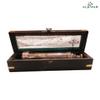 14" Brass Antique Telescope with Engraved Imprints  Pirate Collection Spyglass with Wooden Box  Antique Brass Pirate Scope Gift (Black Antique with Brass Style) view 3