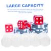 COOPHYA Transparent Poker Chip Case Large Capacity Token Holder with Compartment Tray Lightweight Cards Carrying Box for Poker and Card Storage view 3