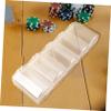 COOPHYA Transparent Poker Chip Case Large Capacity Token Holder with Compartment Tray Lightweight Cards Carrying Box for Poker and Card Storage view 4