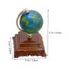 GARVALON Scale Blue Mini Globe for Childrens Ornamental Accessory Realistic Detailed Micro House Decoration Lightweight and Practical Design view 2