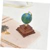 GARVALON Scale Blue Mini Globe for Childrens Ornamental Accessory Realistic Detailed Micro House Decoration Lightweight and Practical Design view 3