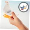COOPHYA 5Pcs Wind Up Clockwork Pigeon Interactive Animal Plastic Simulation Boys Party Favors Bulk Random Color view 3