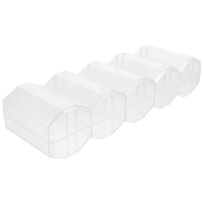 Abaodam Transparent Poker Chip Case Large Capacity Game Chip Holder with Compartment Tray Sturdy Lightweight Storage Box for Poker Tokens and Card Protection
