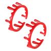 Mikinona 2Pcs Adjustable Halloween Blood Open Rings Lightweight Vampire Jewelry for Cosplay Costume Party Spooky Style Accessories for Men Women view 1