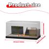 1/64 Model Car Display Case Diorama Realistic Background Simulation Desktop Decor Vehicle Model Display Stand Parking Scenery, Style B view 3