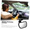 Toddmomy Car Rearview Mirror for Backseat Observation Stable Clip Installation Shatterproof and Wide Angle Safety Mirror for Comfortable Driving view 4