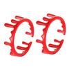BESTonZON 2Pcs Adjustable Blood Ring Jewelry Open Rings Spooky Vampire Costume Accessories for Halloween Party Carnival Cosplay Festival view 1