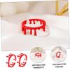 BESTonZON 2Pcs Adjustable Blood Ring Jewelry Open Rings Spooky Vampire Costume Accessories for Halloween Party Carnival Cosplay Festival view 4