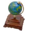 ERINGOGO Scale Blue Desktop Ornament Natural Material Miniature World Globe Accessory for Bedroom Micro House Decoration view 1
