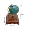 ERINGOGO Scale Blue Desktop Ornament Natural Material Miniature World Globe Accessory for Bedroom Micro House Decoration view 2