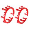 HOODANCOS 2Pcs Adjustable Metal Alloy Blood Ring Open Vampire Rings for Halloween Party Favors Lightweight Costume Accessory for Cosplay and Bloody Costume Events view 1