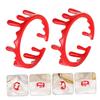 HOODANCOS 2Pcs Adjustable Metal Alloy Blood Ring Open Vampire Rings for Halloween Party Favors Lightweight Costume Accessory for Cosplay and Bloody Costume Events view 2