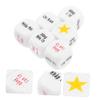 Abaodam 6pcs Vietnamese Drinking Game Dice Props Acrylic Party Dices for Adults Bar Ktv Entertainment Fun Portable Small Lightweight view 4