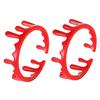 Gogogmee 2Pcs Adjustable Blood Ring Halloween Party Favors Metal Alloy Vampire Costume Accessory Skin Friendly for Carnival Cosplay Club Events view 1