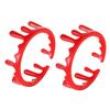 CVUTOVO 2Pcs Adjustable Alloy Blood Rings Halloween Vampire Jewelry Spooky Open Ring Costume Accessory for Party Favor and Gift view 1