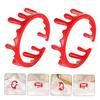 GETAJGHSD 2Pcs Adjustable Blood Open Ring Halloween Alloy Spooky Vampire Costume Accessories for Party Lightweight Bloody Cut Ring for Cosplay and Performance view 2