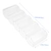 Vaguelly Transparent Large Capacity Poker Chip Case with Buckle Multi Use Poker Chip Holder Tray for Easy Storage and Carrying Lightweight Box for Token and Game Organization view 2