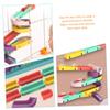 Yardwe DIY Assembled Marble Run Track for Colorful Bath Ball Drop Educational Birthday Gift with Safe Construction view 3