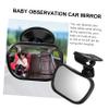 QUMIIRITY Car Mirror Black Impact Resistant Rearview Backseat Observation Mirror High Toughness Interior Rear View for Safe Monitoring While Driving view 4