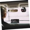 Kisangel Adjustable Car Rearview Mirror for Backseat Safety Wide Angle Observation Mirror with Stable Clip Installation Black Monitor for Drivers to Watch Rear view 3