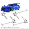 4Pcs Steel CVD Drive Shaft Transmission Axle for HSP 94123 94108 94102 1/10 RC Car High Performance CNC Machined Durable Replacement Parts (Silver) view 4