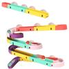 COOPHYA DIY Marble Run Bath Educational Ball Track Building for Boys and Easy Assembly Fine Motor Skills Development Safe Bright Colors Wall Mounted Plaything view 1